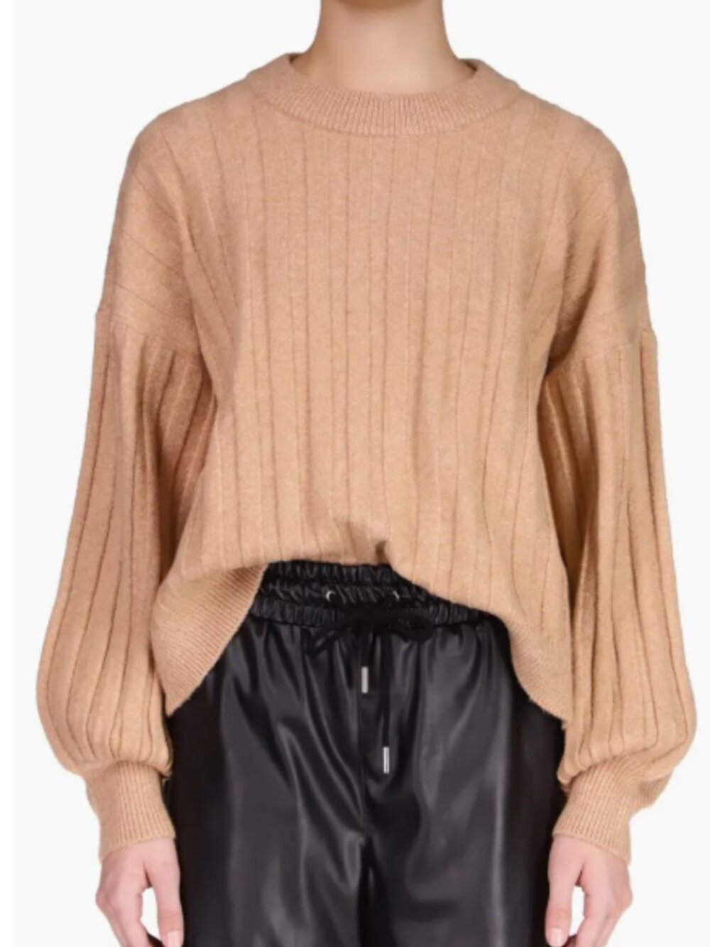 Sanctuary Cozy Rib Cotton Blend Sweater